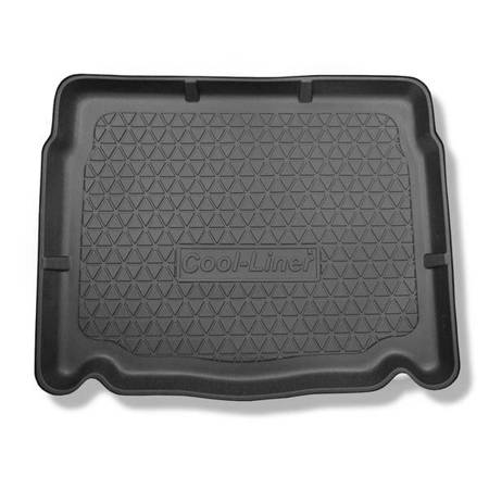 Tapis de coffre pour Opel Astra J Hayon (10.2009-10.2015) - bac de coffre - protection de coffre voiture - Aristar - Cool liner - coffre inférieur