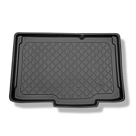 Tapis de coffre pour Opel Corsa D Hayon (2006-11.2014) - bac de coffre - protection de coffre voiture - Aristar - Guardliner - coffre inférieur