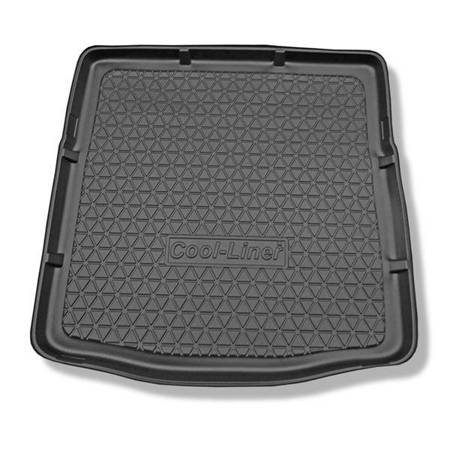 Tapis de coffre pour Opel Insignia A Berline (2008-05.2017) - bac de coffre - protection de coffre voiture - Aristar - Cool liner - coffre plat avec roue de secours complète et / ou système Infiniti (caisson de graves)