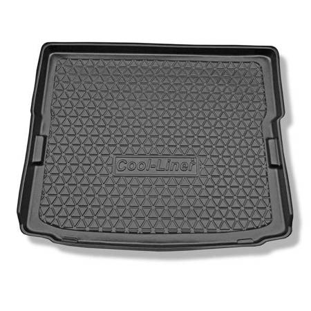 Tapis de coffre pour Opel Zafira B Monospace (05.2005-2014) - bac de coffre - protection de coffre voiture - Aristar - Cool liner - 7 places; 3me rangée abaissée