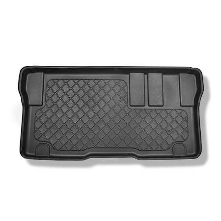 Tapis de coffre pour Opel Zafira Life Monospace (03.2019-....) - bac de coffre - protection de coffre voiture - Aristar - Guardliner - version pour le transport de passagers (break / tour; derriere 3e rangée de sieges; empattement long