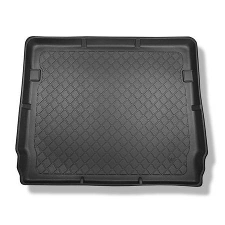 Tapis de coffre pour Peugeot 5008 I Monospace (05.2009-06.2017) - bac de coffre - protection de coffre voiture - Aristar - Guardliner - 5/7 places; 3e rangée abaissée