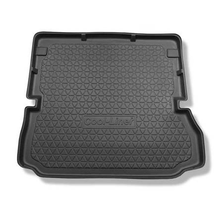 Tapis de coffre pour Renault Grand Scenic III Monospace (04.2009-11.2016) - bac de coffre - protection de coffre voiture - Aristar - Cool liner - 7 places; 3me rangée abaissée