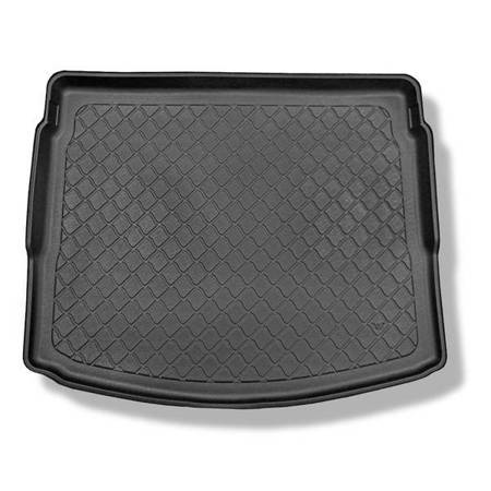 Tapis de coffre pour Renault Megane IV Estate (09.2016-....) - bac de coffre - protection de coffre voiture - Aristar - Guardliner - coffre supérieur (seuil de chargement plat); plancher amovible en la position la plus basse; non pour E-Tech Plug-in Hybri