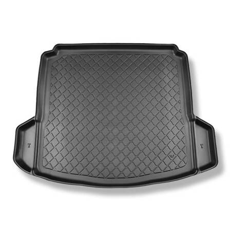 Tapis de coffre pour Renault Megane IV GrandCoupé (01.2017-....) - bac de coffre - protection de coffre voiture - Aristar - Guardliner - cavités amovibles