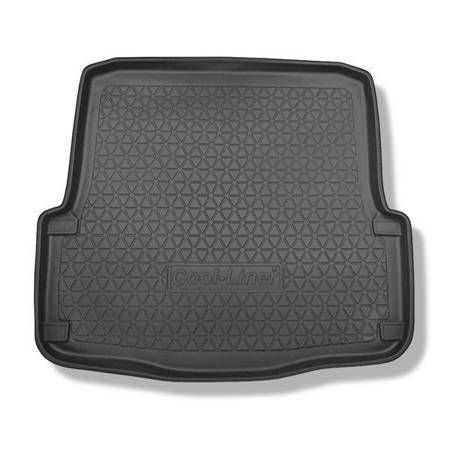 Tapis de coffre pour Skoda Octavia II 1Z Break (2004-04.2013) - bac de coffre - protection de coffre voiture - Aristar - Cool liner - coffre inférieur; aussi pour la version Scout et 4 roues motrices