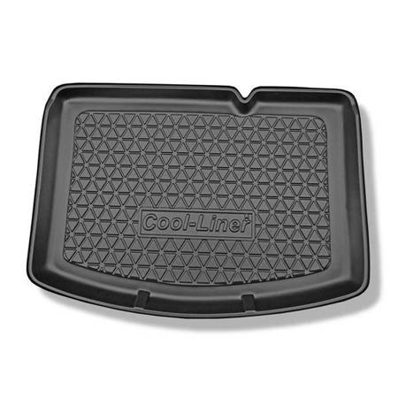 Tapis de coffre pour Toyota Yaris III Hayon (09.2011-08.2020) - bac de coffre - protection de coffre voiture - Aristar - Cool liner - coffre inférieur