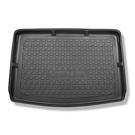 Tapis de coffre pour Volkswagen Golf Plus VI Monospace (04.2009-2012) - bac de coffre - protection de coffre voiture - Aristar - Cool liner - rangée arrière de sièges déplacée au maximum vers l'arrière; coffre supérieur