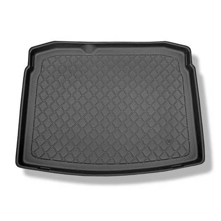 Tapis de coffre pour Volkswagen Golf V 1K Comfortline Hayon (10.2003-2008) - bac de coffre - protection de coffre voiture - Aristar - Guardliner - avec roue de secours à usage temporaire ou kit de réparation