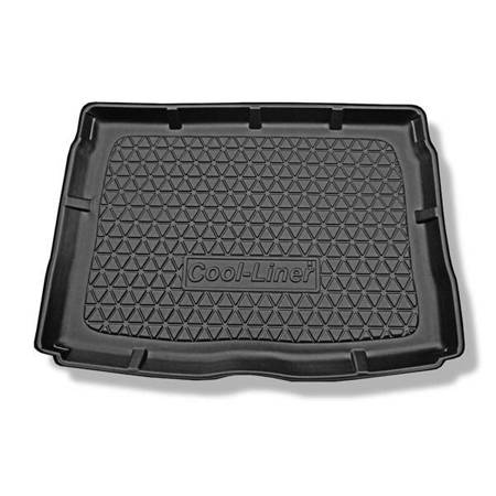 Tapis de coffre pour Volkswagen Golf V 1K Hayon (10.2003-2008) - bac de coffre - protection de coffre voiture - Aristar - Cool liner - avec roue de secours taille normale et/ou entraînement 4 roues (4 Motion)