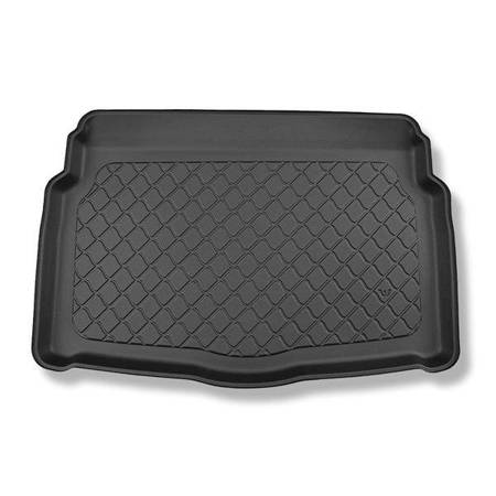 Tapis de coffre pour Volkswagen Golf VIII Hayon (12.2019-....) - bac de coffre - protection de coffre voiture - Aristar - Guardliner - coffre inférieur; plancher amovible en la position la plus basse; avec roue de secours à usage temporaire ou kit de répa