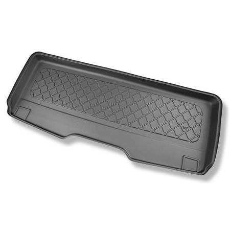 Tapis de coffre pour Volkswagen Multivan T7 Van (10.2021-....) - bac de coffre - protection de coffre voiture - Aristar - Guardliner - empattement court; derriere 3e rangée de sieges; aussi pour la version eHybrid PHEV