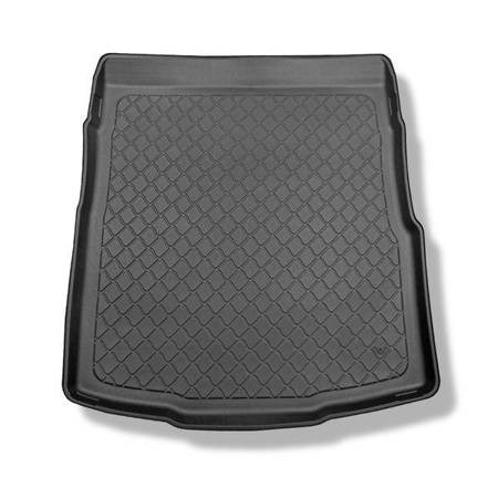 Tapis de coffre pour Volkswagen Passat B8 Berline (12.2014-12.2021) - bac de coffre - protection de coffre voiture - Aristar - Guardliner - coffre supérieur ; avec roue de secours taille normale 