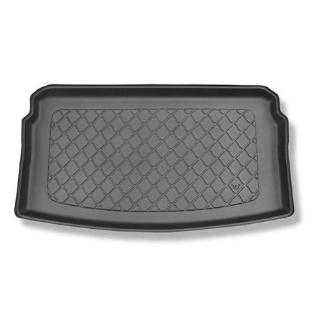 Tapis de coffre pour Volkswagen Polo VI Hayon (10.2017-....) - bac de coffre - protection de coffre voiture - Aristar - Guardliner - coffre inférieur; plancher amovible en la position la plus basse