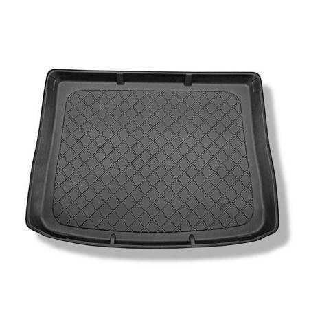 Tapis de coffre pour Volkswagen Tiguan I SUV (07.2007-04.2016) - bac de coffre - protection de coffre voiture - Aristar - Guardliner - coffre supérieur (seuil de chargement plat)