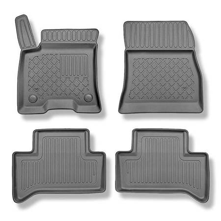 Tapis de sol en TPE pour Mercedes-Benz EQA H243 SUV (03.2021-....) - tapis de voiture - noir - Aristar - Guardliner