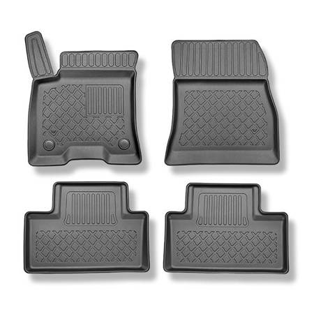 Tapis de sol en TPE pour Mercedes-Benz EQB X243 SUV (12.2021-....) - tapis de voiture - noir - Aristar - Guardliner