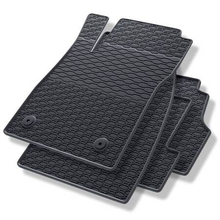 Tapis de sol en caoutchouc pour Chevrolet Trax (2012-2022) - tapis de voiture - noir - Geyer & Hosaja - 872/4C