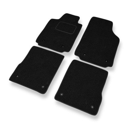 Tapis de sol feutre pour Audi A2 I 8Z (1999-2005) - tapis de voiture - noir - DGS Autodywan