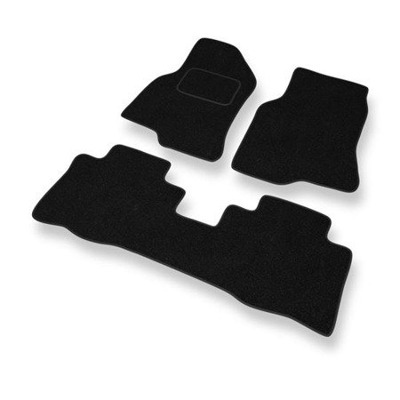 Tapis de sol feutre pour Chevrolet Captiva I (2006-2011) - tapis de voiture - noir - DGS Autodywan