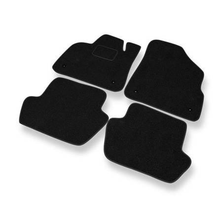 Tapis de sol feutre pour Citroen DS5 (2011-2015) - tapis de voiture - noir - DGS Autodywan