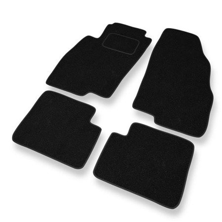 Tapis de sol feutre pour Fiat Linea (2007-2013) - tapis de voiture - noir - DGS Autodywan