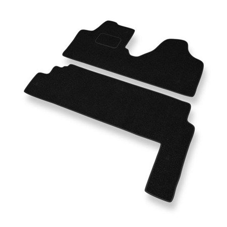 Tapis de sol feutre pour Fiat Scudo II (2007-2016) - tapis de voiture - noir - DGS Autodywan