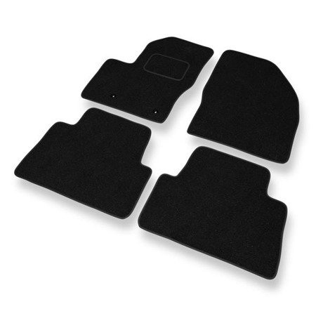 Tapis de sol feutre pour Ford C-Max I (2003-2010) - tapis de voiture - noir - DGS Autodywan