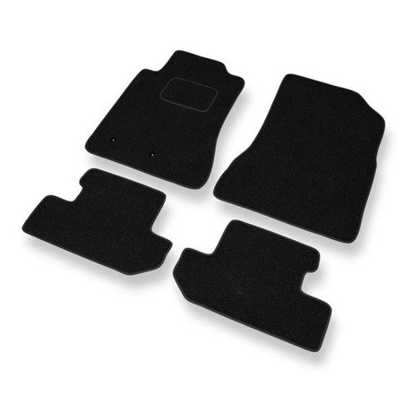 Tapis de sol feutre pour Ford Mustang VI (2014-....) - tapis de voiture - noir - DGS Autodywan