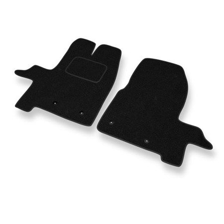 Tapis de sol feutre pour Ford Transit Custom (2012-....) - tapis de voiture - noir - DGS Autodywan