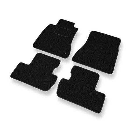 Tapis de sol feutre pour Lexus IS II XE20 (2005-2012) - tapis de voiture - noir - DGS Autodywan