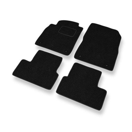 Tapis de sol feutre pour Opel Astra J (2009-2019) - tapis de voiture - noir - DGS Autodywan