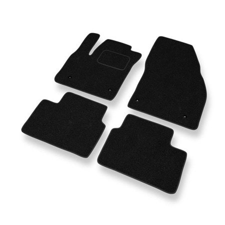 Tapis de sol feutre pour Opel Meriva B (2010-2017) - tapis de voiture - noir - DGS Autodywan