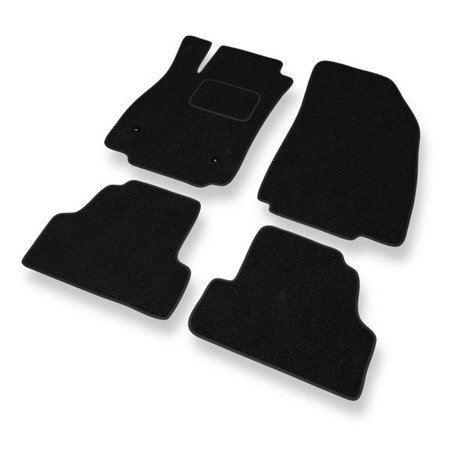 Tapis de sol feutre pour Opel Mokka (2012-2019) - tapis de voiture - noir - DGS Autodywan