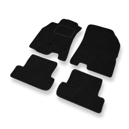 Tapis de sol feutre pour Renault Megane III (2008-2016) - tapis de voiture - noir - DGS Autodywan