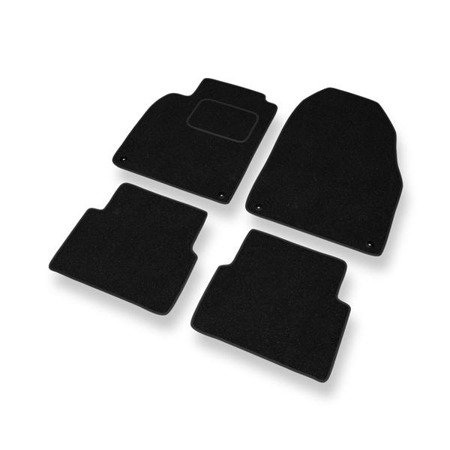 Tapis de sol feutre pour Saab 9-3 II (2002-2012) - tapis de voiture - noir - DGS Autodywan