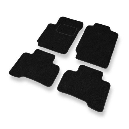 Tapis de sol feutre pour Suzuki Grand Vitara II (2005-2014) - tapis de voiture - noir - DGS Autodywan