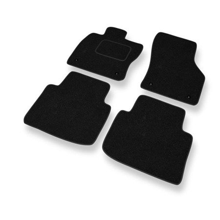 Tapis de sol feutre pour Volkswagen Passat B8 (2014-....) - tapis de voiture - noir - DGS Autodywan