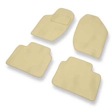 Tapis de sol velours pour Alfa Romeo 164 I (1987-1997) - Premium tapis de voiture - beige - DGS Autodywan