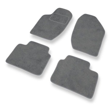 Tapis de sol velours pour Alfa Romeo 164 I (1987-1997) - Premium tapis de voiture - gris - DGS Autodywan