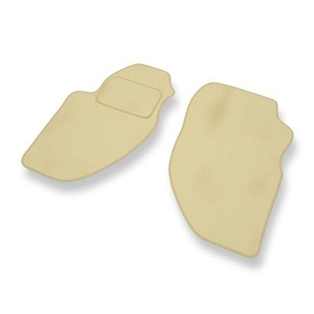 Tapis de sol velours pour Alfa Romeo 166 I (1998-2003) - Premium tapis de voiture - beige - DGS Autodywan