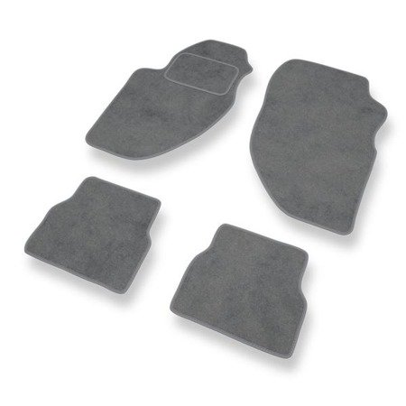 Tapis de sol velours pour Alfa Romeo 166 I (1998-2003) - Premium tapis de voiture - gris - DGS Autodywan