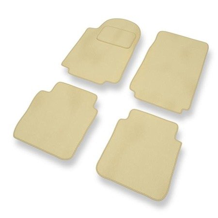 Tapis de sol velours pour Alfa Romeo 75 (1985-1992) - Premium tapis de voiture - beige - DGS Autodywan