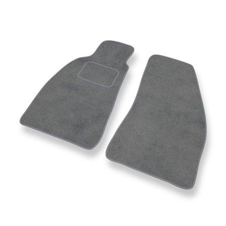 Tapis de sol velours pour Alfa Romeo Spider V (1994-2006) - Premium tapis de voiture - gris - DGS Autodywan