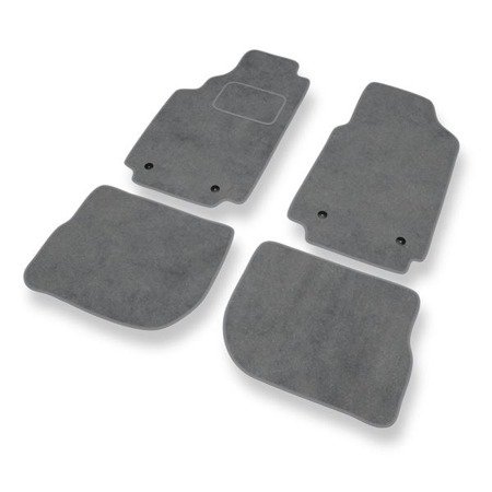 Tapis de sol velours pour Audi 100 IV C4 (1991-1994) - Premium tapis de voiture - gris - DGS Autodywan