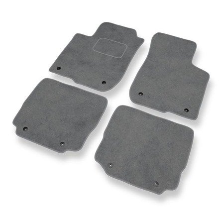 Tapis de sol velours pour Audi A3 I 8L (1996-2003) - Premium tapis de voiture - gris - DGS Autodywan