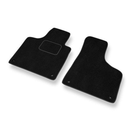 Tapis de sol velours pour Audi A3 II 8P (2003-2012) - Premium tapis de voiture - noir - DGS Autodywan