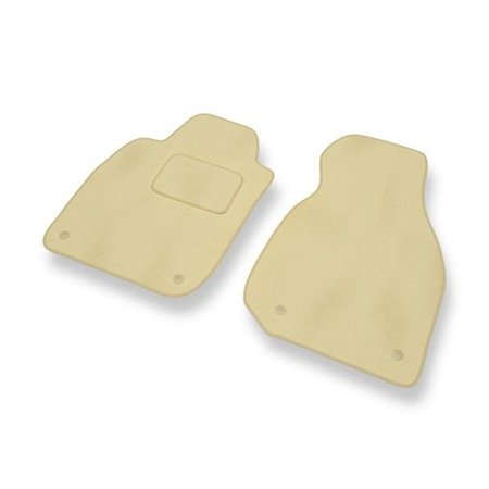 Tapis de sol velours pour Audi A6 II C5 (1997-2004) - Premium tapis de voiture - beige - DGS Autodywan