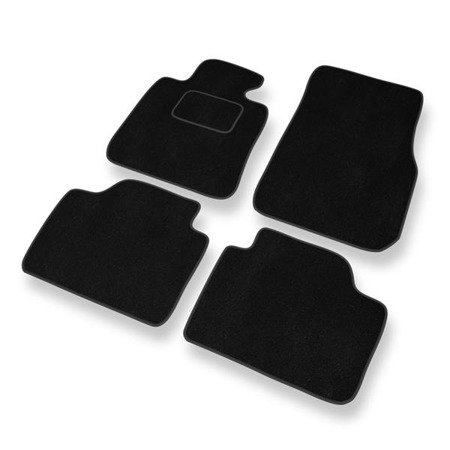 Tapis de sol velours pour BMW 3 V F30 (2012-2018) - Premium tapis de voiture - noir - DGS Autodywan