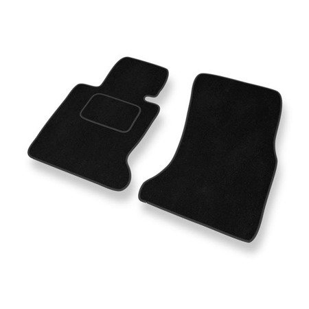 Tapis de sol velours pour BMW 7 IV E65/E66 (2001-2008) - Premium tapis de voiture - noir - DGS Autodywan